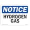 Signmission Safety Sign, OSHA Notice, 5" Height, 7" Width, Hydrogen Gas Sign, Landscape OS-NS-D-57-L-13574 - alternate 1